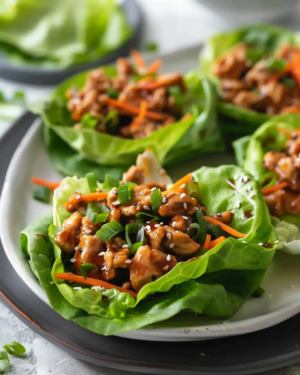 chicken lettuce wraps high protein