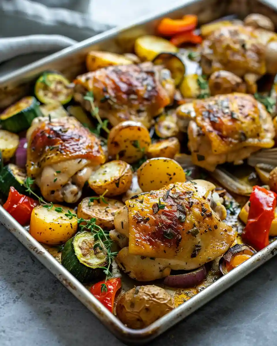 one pan chicken dinner