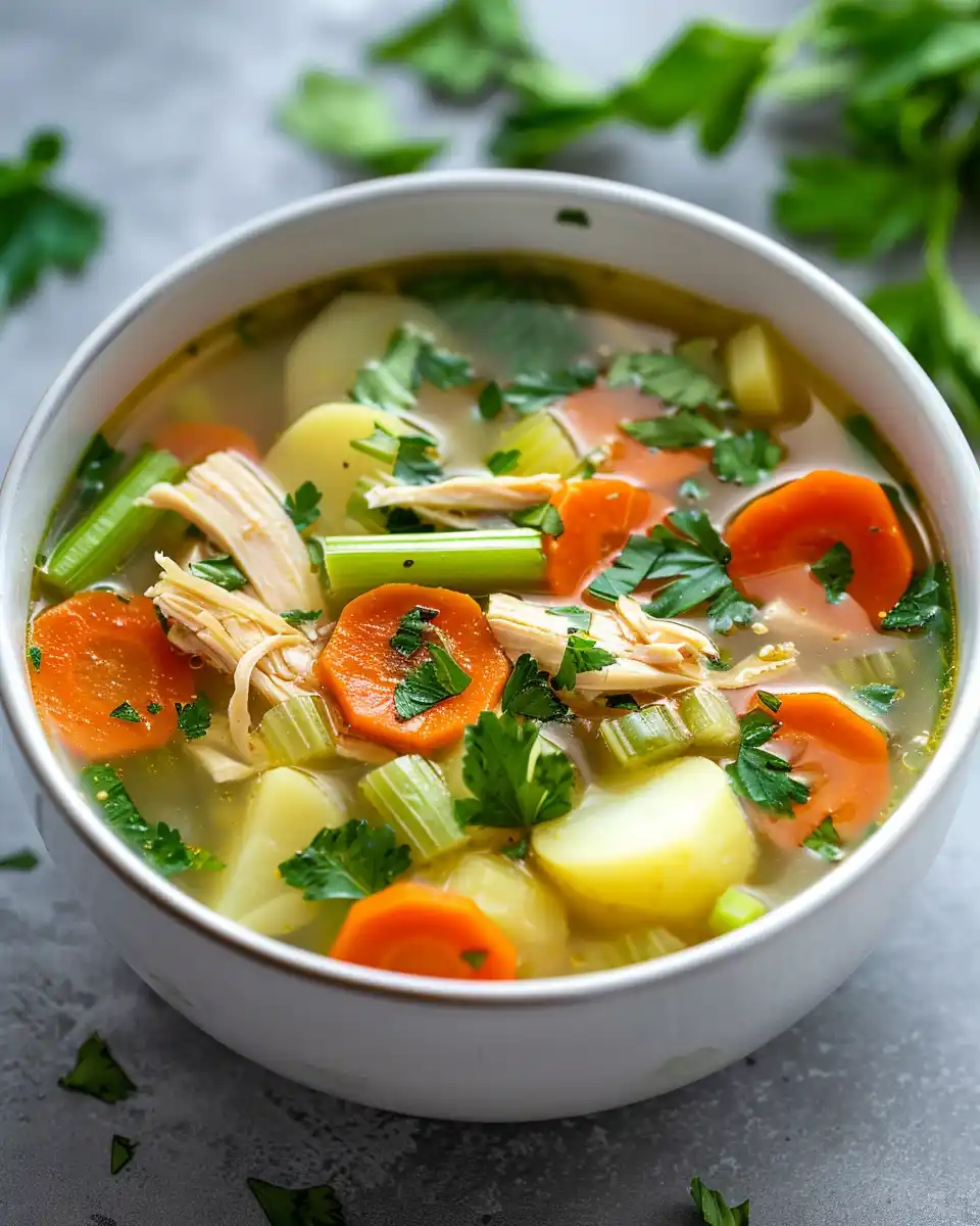 crockpot chicken vegetable soup
