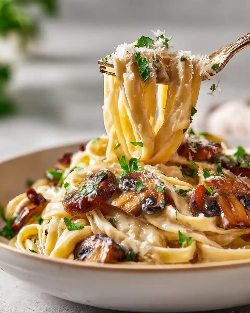 Creamy Mushroom Pasta Recipe