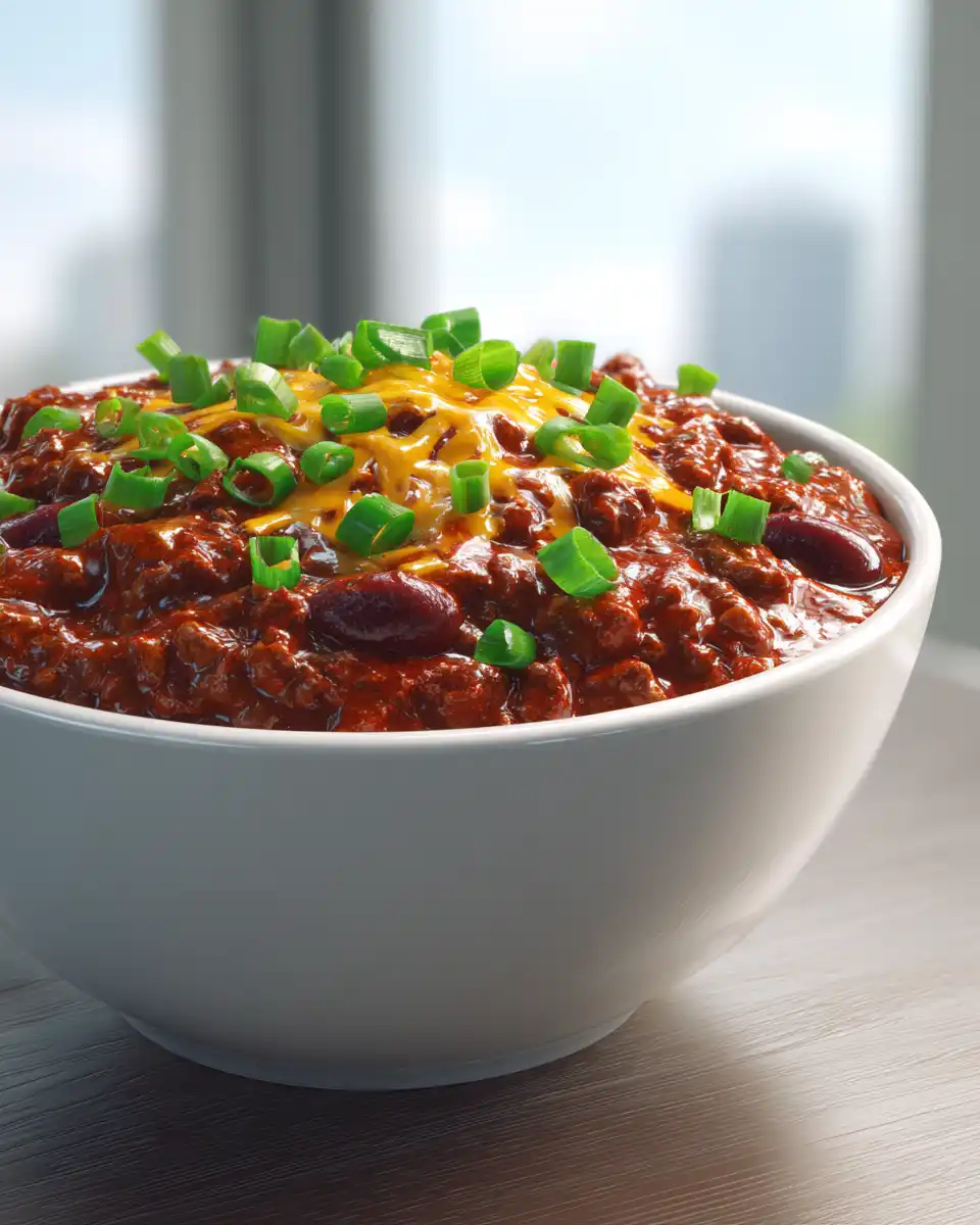 bowl of budget chili