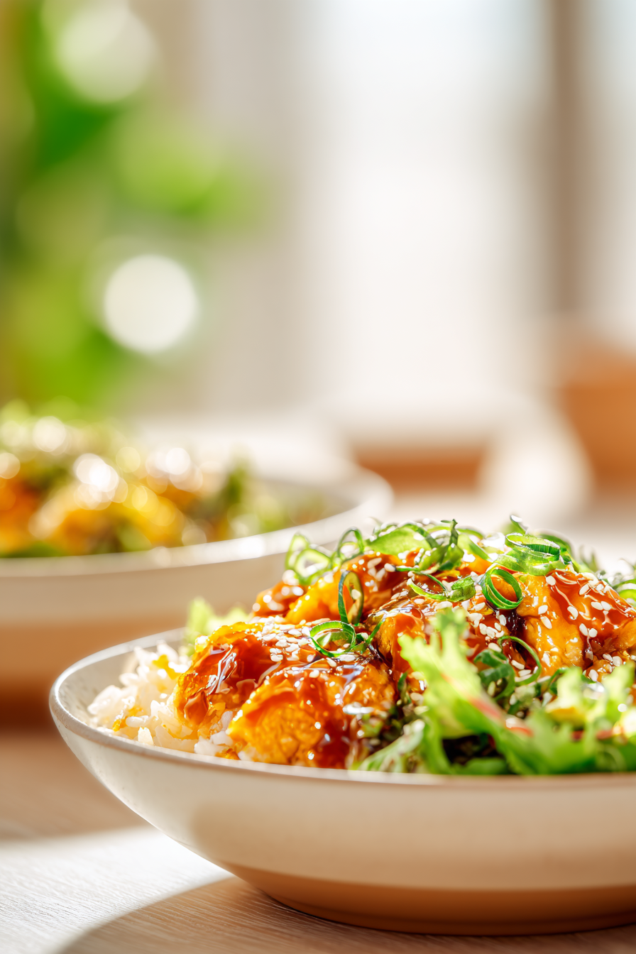Sticky Honey Sriracha Chicken Bowls: Easy Dinner Fix 3 image 1776288587616