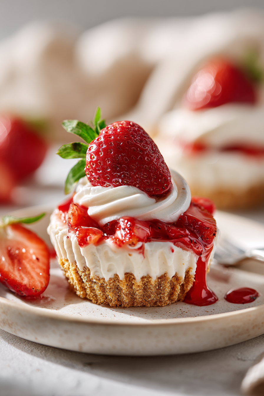 Frozen Strawberry Cheesecake Bites (Summer Dessert) 3 image 1776372670280
