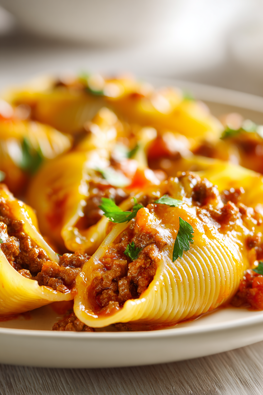 Cheesy Beef Taco Stuffed Shells (Family Dinner) 3 image 1776462093644