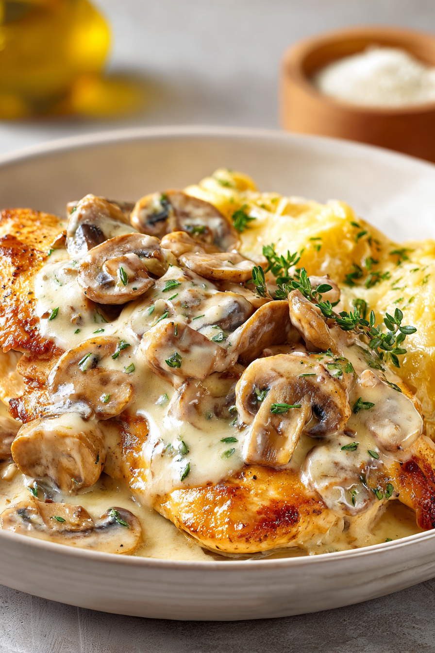 Creamy Chicken Mushroom Skillet (One Pan Dinner) 3 image 1776554662181