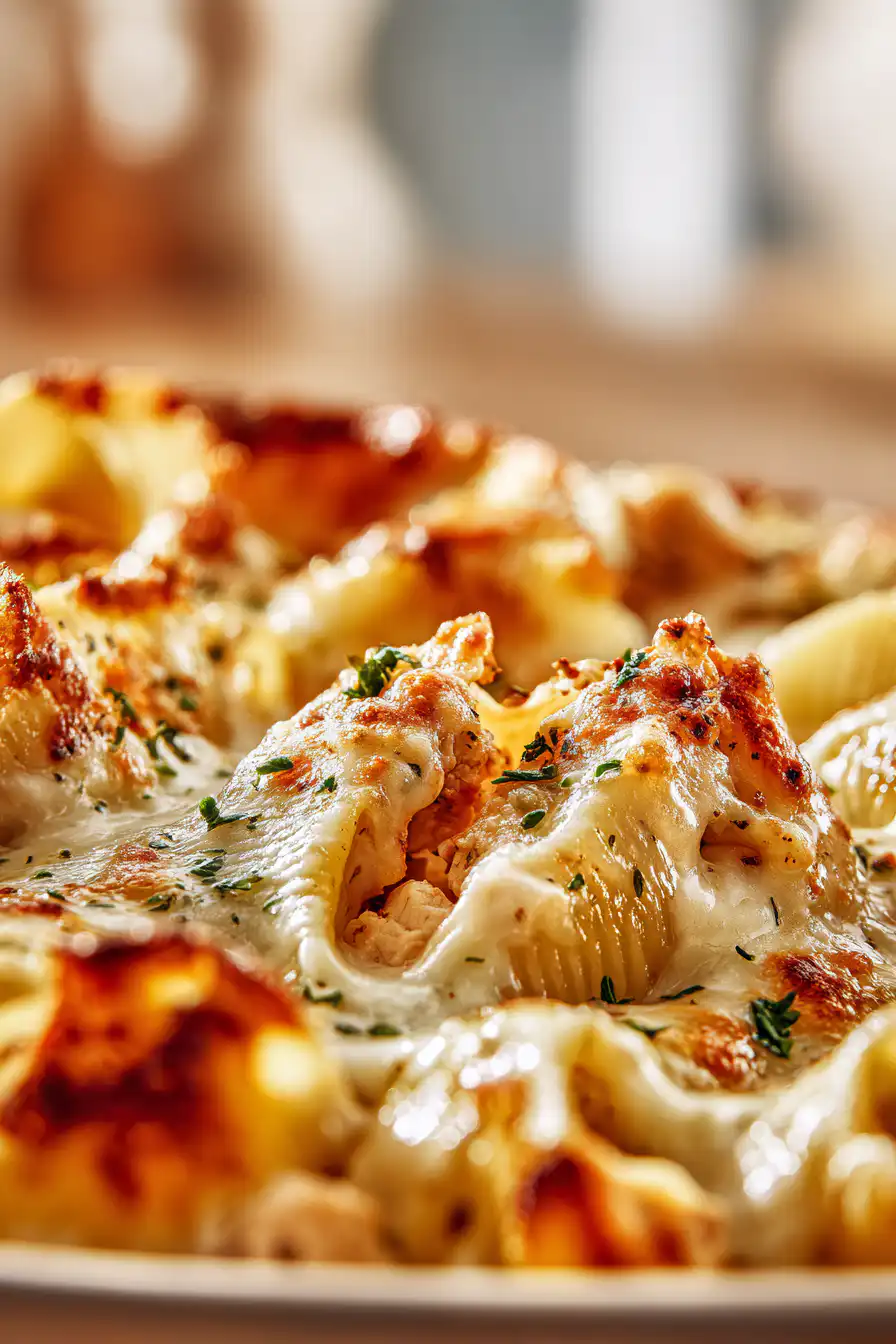 Creamy Chicken Alfredo Stuffed Shells (Easy Dinner) 3 image 1776805239897